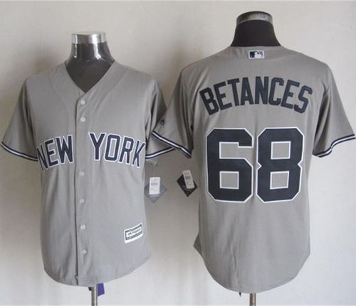 Yankees #68 Dellin Betances Grey New Cool Base Stitched MLB Jersey - Click Image to Close